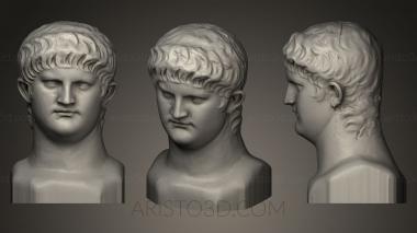 Busts and heads antique and historical (BUSTA_0107) 3D model for CNC machine